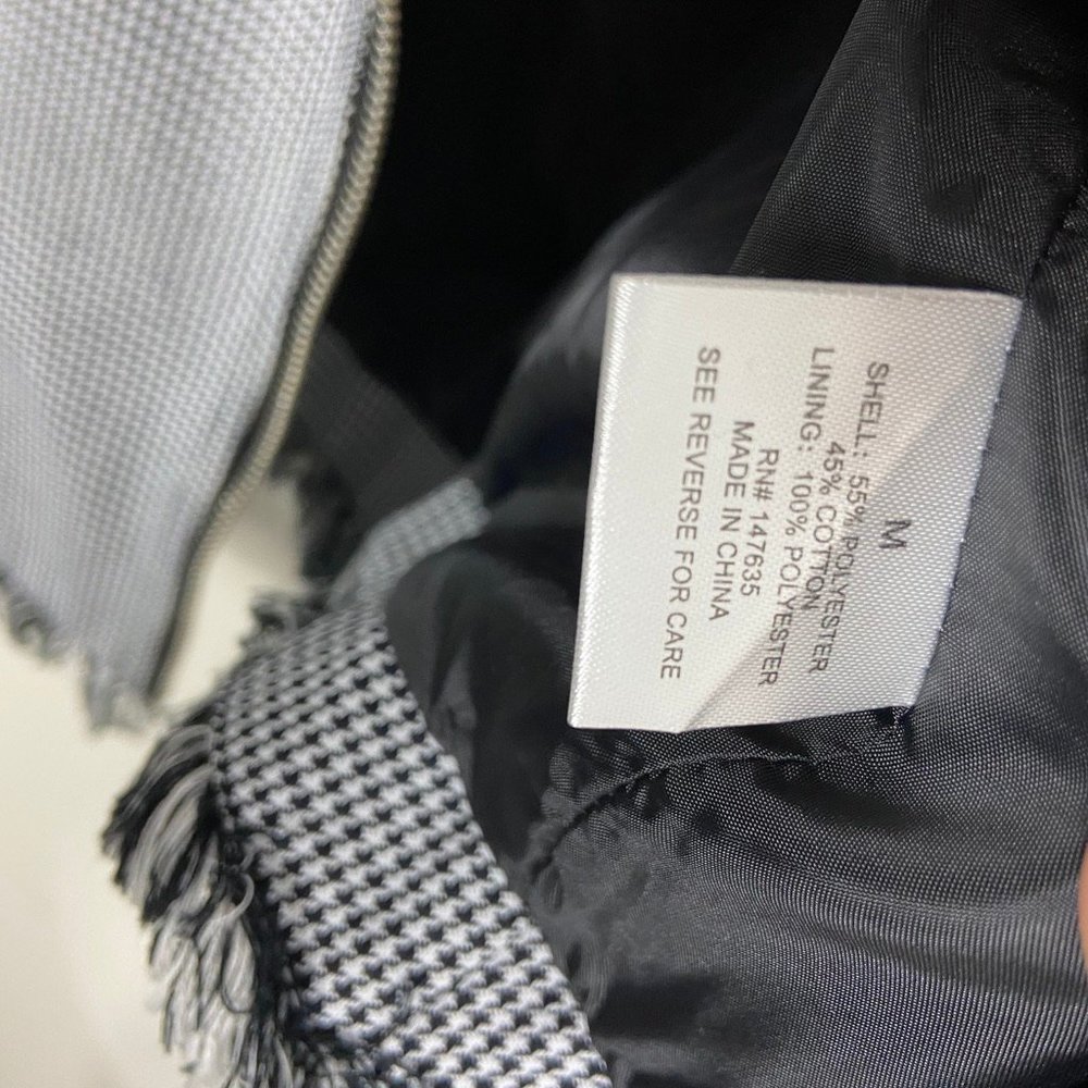Romeo + Juliet Couture Houndstooth Moto Jacket - Picture 7 of 8
